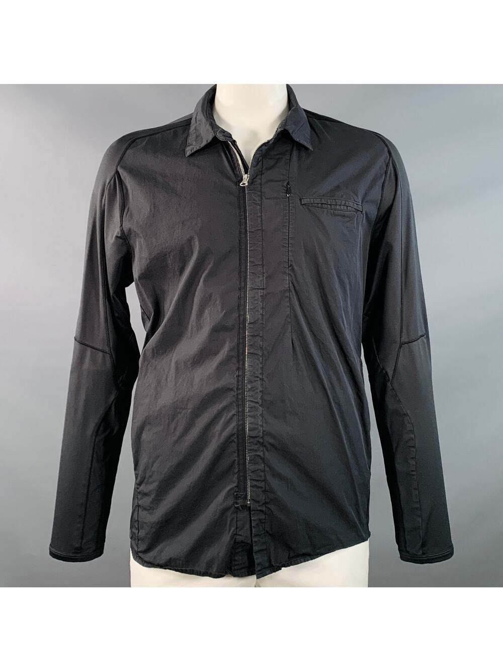 STONE ISLAND SHADOW PROJECT Size XL Black Cotton Blend Zip Up Jacket